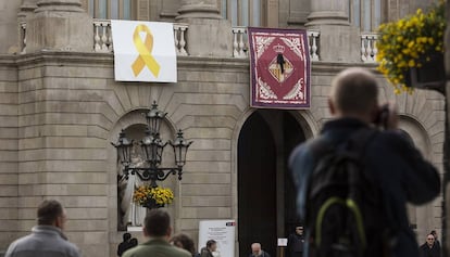 Fachada del Ayuntamiento de Barcelona en una imagen de archivo.