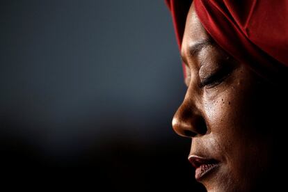 Khadja Nin, jurado del Festival de Cannes, durante una rueda de prensa.