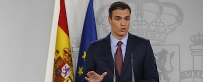 El presdiente del Gobierno, Pedro Sánchez.