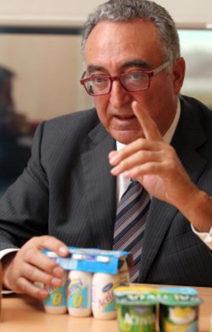 Javier Robles, presidente de Danone. Foto Juan Lázaro.