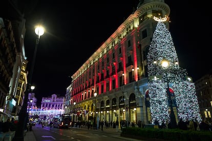 El hotel Four Seasons de Madrid, el pasado 9 de diciembre.