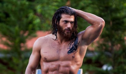 El actor Can Yaman, en una foto de su cuenta de Instagram.