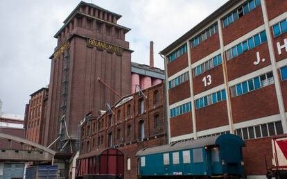 El antiguo molino Rohland, en Überseestadt, la mayor ampliación urbanística de Bremen.