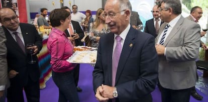 Gabriel Amat, en una feria de la localidad almeriense de Berja.