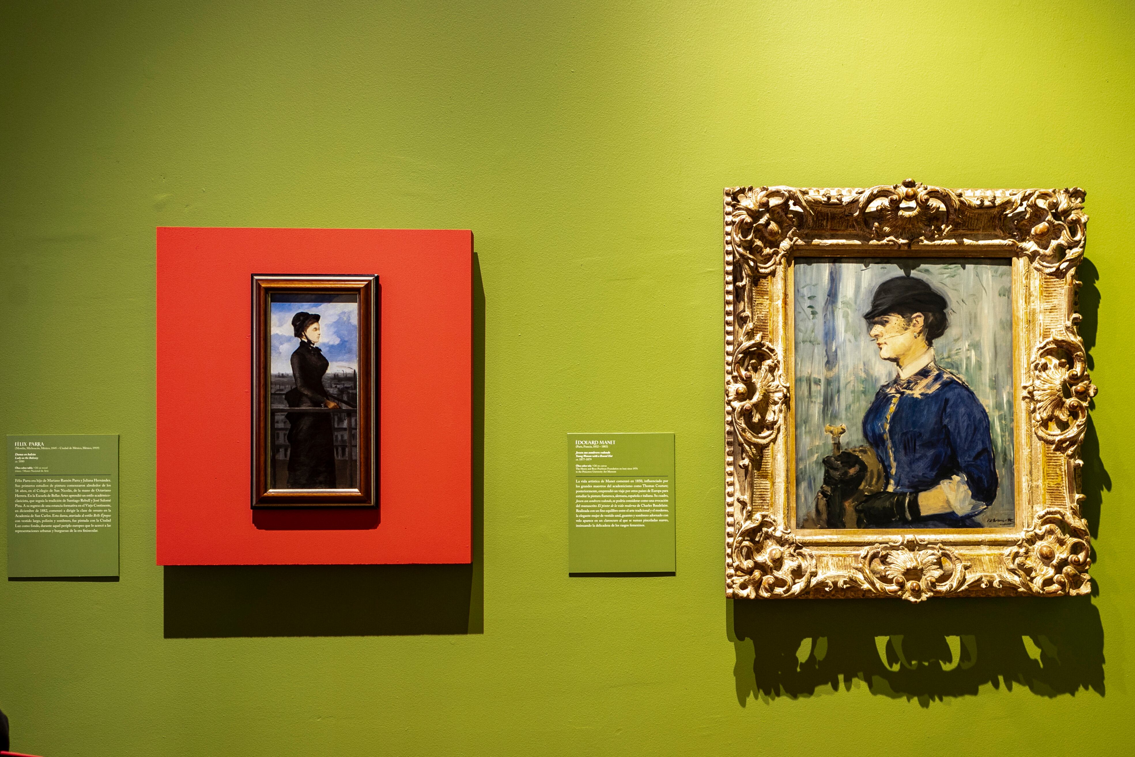 Obras de Félix Parra y Edouart Manet  en  la exposición 