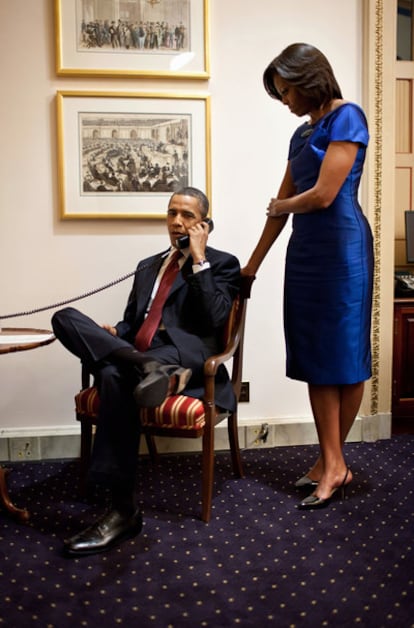Barack Obama y su mujer, Michelle, en la Casa Blanca.