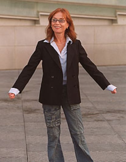 Isabelle Huppert, en San Sebastián, horas antes de recibir el Premio Donostia.