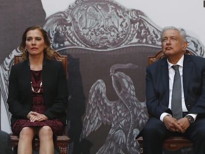 AMLO y su esposa Beatriz Gutiérrez