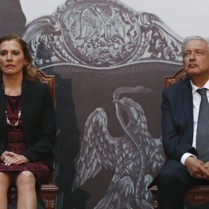 AMLO y su esposa Beatriz Gutiérrez
