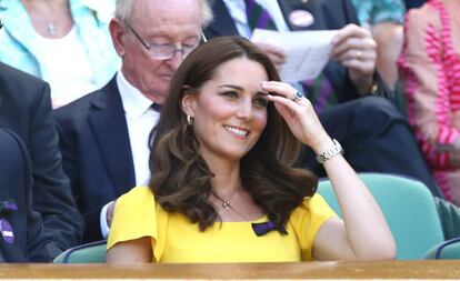 Kate Middleton, duquesa de Cambridge, en Wimbledon 2018.