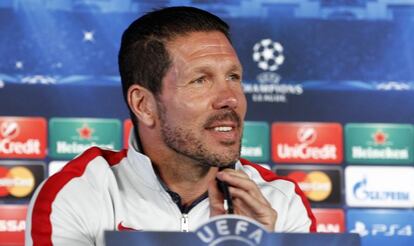 ATLETICO DE MADRID Rueda de prensa
 SIMEONE