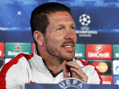 ATLETICO DE MADRID Rueda de prensa
 SIMEONE