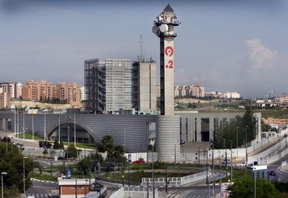 Sede la televisi&oacute;n valenciana, en Burjassot. 