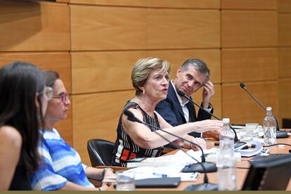 Evelyn Matthei junto a Rodrigo Vergara, Carolina Leitao y Sylvia Eyzaguirre.