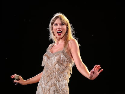 Taylor Swift durante su presentación en Ciudad de México, el 24 de agosto.