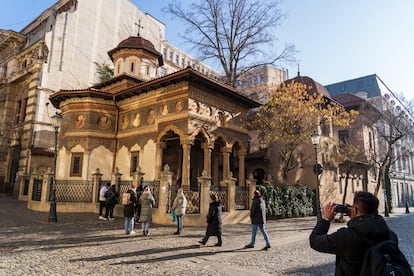 La iglesia de Stavropoleos, en Bucarest.