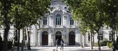 Exterior del Tribunal Supremo, en Madrid.