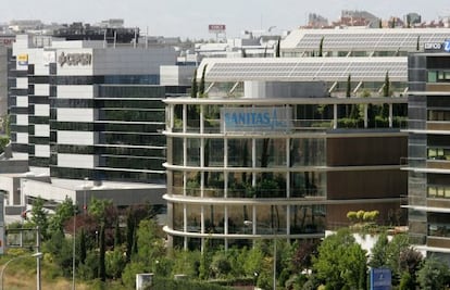 Edificio de Sanitas en Madrid.