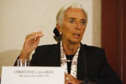 La directora del Fondo Monetario Internacional (FMI), Christine Lagarde. EFE/Archivo