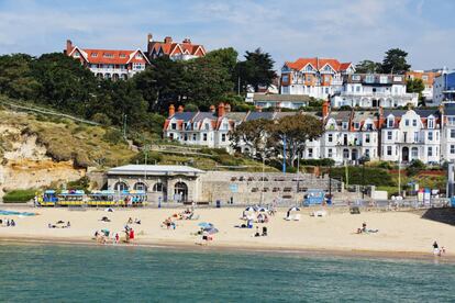 Playa de Bournemouth, localidad del sur Inglaterra.