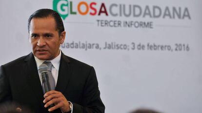 Jesús Eduardo Almaguer, fiscal de Jalisco, en un evento de este año en Guadalajara.