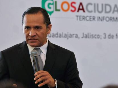 Jesús Eduardo Almaguer, fiscal de Jalisco, en un evento de este año en Guadalajara.