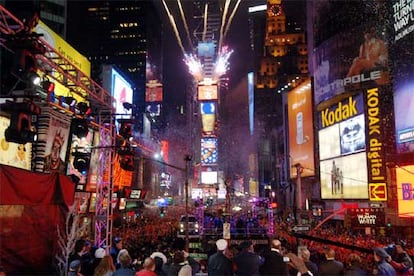 Times Square ha sido, un a?o ms, el epicentro de las celebraciones de A?o Nuevo en Nueva York.