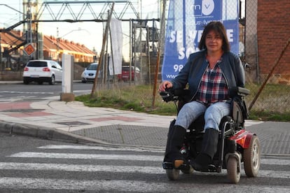 Cilene Domingues Louren&ccedil;o, esta semana en San Andr&eacute;s de Rabanedo (Le&oacute;n).