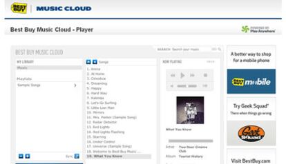 La tienda estadounidense se apunta al fenómeno de los servicios musicales en la nube con Music Cloud.