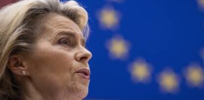 La presidenta de la Comisión Europea (CE), Ursula Von der Leyen.