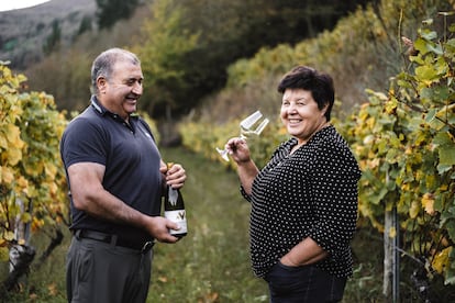Joaquín Menéndez y Carmen Martínez, propietarios de la bodega Las Danzas.