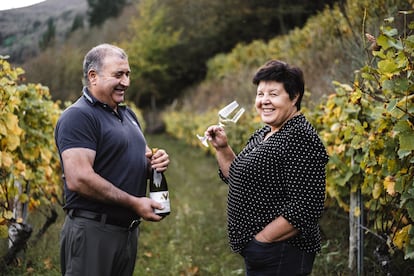 Joaqun Menndez y Carmen Martnez, propietarios de la bodega Las Danzas.