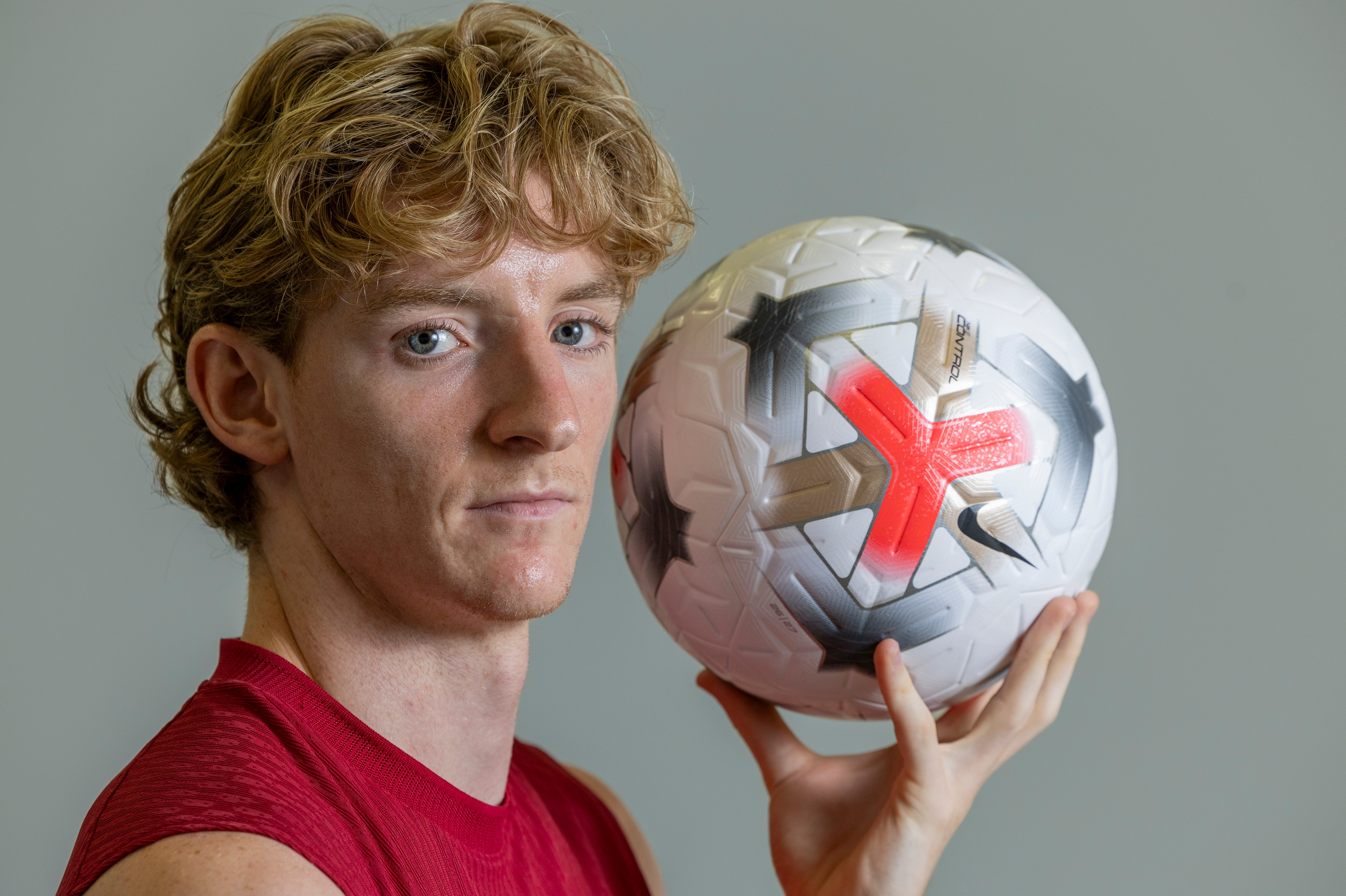 Gordon, en la Ciudad Deportiva del Barcelona. 