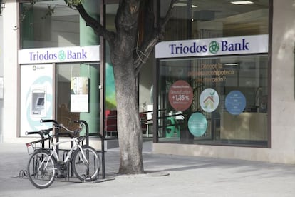 Una sucursal de Triodos Bank. Foto cedida por la empresa.