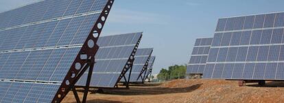 Instalación de paneles solares.