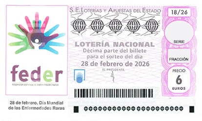 Décimo de Lotería Nacional del sábado 28 de febrero de 2026