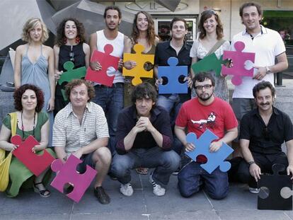 Los actores de la serie <i>Impares.</i>