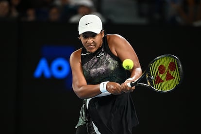 Osaka, durante el partido contra Garcia.