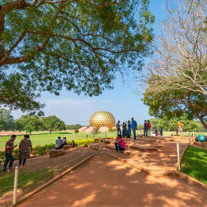 Vista de Auroville.