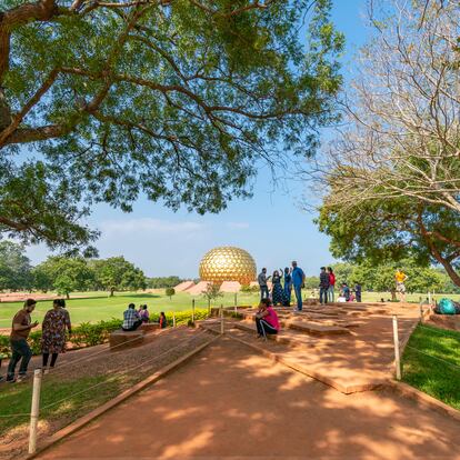 Vista de Auroville. 