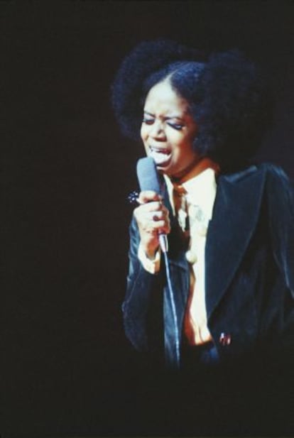 Fontella Bass, cantante de soul, en los años setenta.