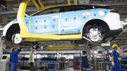 Fábrica de BYD en Shenzhén (China).