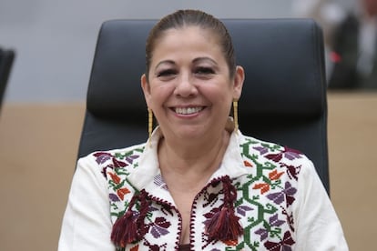 Laura Artemisa, presidenta de la Junta de Gobierno de Puebla.