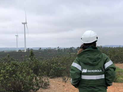 Aerogeneradores de Iberdrola.