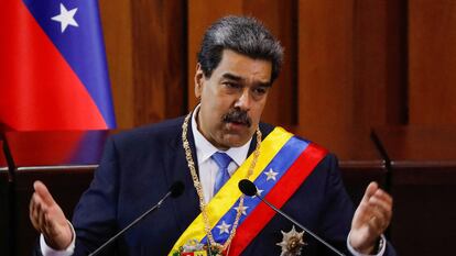 Nicolás Maduro, en enero durante la apertura de una nueva etapa de la Corte Suprema de Justicia, en Caracas.