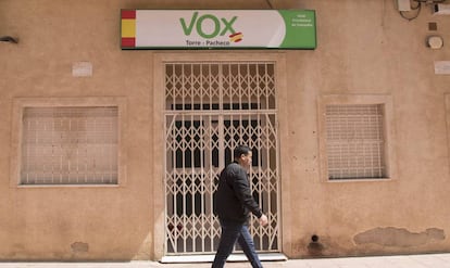 La sede de Vox en Torre-Pacheco, Murcia.