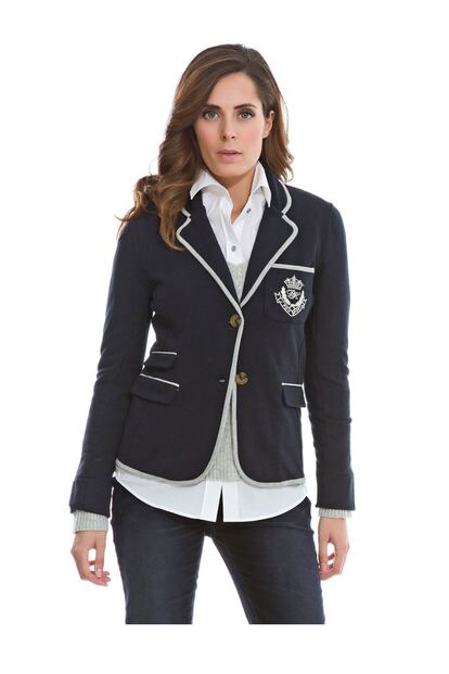 Chaqueta estilo college de Pedro del Hierro (149 euros).