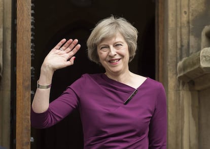 Theresa May, candidata a primera ministra brit&aacute;nica.