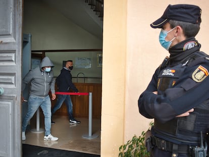 Francisco Tejón, alias el 'Castaña', en la Audiencia Provincial de Algeciras (Cádiz) el 22 de abril.