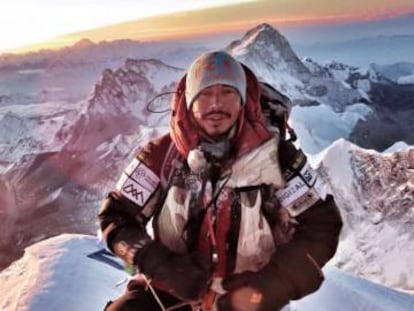 Nirmal Purja durante su ascensión al Everest. Mayo 2019.